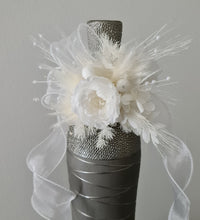 Load image into Gallery viewer, White preserved peony corsage AB2058 - School formal, prom, graduation
