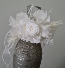 Load image into Gallery viewer, White preserved peony corsage &amp; buttonhole AB2064 - School formal, prom, graduation

