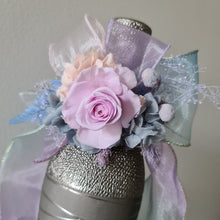 Load image into Gallery viewer, Pastel unicorn colours preserved rose corsage AB2065 - School formal, prom, graduation
