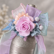 Load image into Gallery viewer, Pastel unicorn colours preserved rose corsage AB2065 - School formal, prom, graduation

