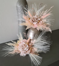 Load image into Gallery viewer, Fluffy Dusty pink &amp; blush everlasting flowers cake topper x 2 - wedding, baby shower, engagement
