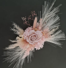 Load image into Gallery viewer, Fluffy Dusty pink &amp; blush everlasting flowers cake topper x 2 - wedding, baby shower, engagement
