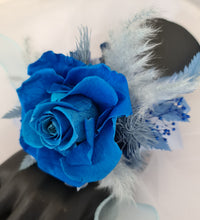 Load image into Gallery viewer, Preserved blue rose corsage AB2072 - School formal, prom, graduation
