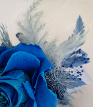 Load image into Gallery viewer, Preserved blue rose corsage AB2072 - School formal, prom, graduation
