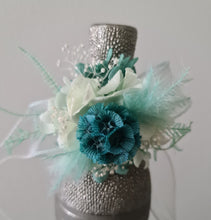 Load image into Gallery viewer, Mint &amp; Emerald preserved flowers corsage AB2075 - School formal, prom, graduation
