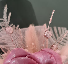 Load image into Gallery viewer, Preserved smokey pink rose corsage &amp; buttonhole AB2082 - School formal, prom, graduation
