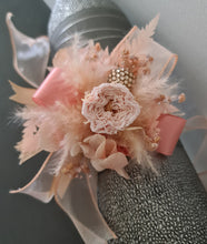 Load image into Gallery viewer, Preserved peach peony corsage &amp; buttonhole AB2083 - School formal, prom, graduation
