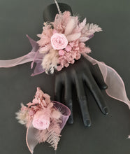 Load image into Gallery viewer, Preserved dusty pink peony corsage &amp; buttonhole AB2084 - School formal, prom, graduation
