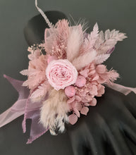 Load image into Gallery viewer, Preserved dusty pink peony corsage &amp; buttonhole AB2084 - School formal, prom, graduation
