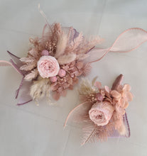 Load image into Gallery viewer, Preserved dusty pink peony corsage &amp; buttonhole AB2084 - School formal, prom, graduation
