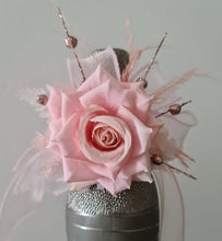 Load image into Gallery viewer, Pink &amp; glitter everlasting flowers corsage &amp; buttonhole AB2089 - School formal, prom, graduation
