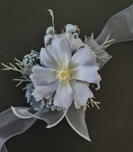 Load image into Gallery viewer, Pastel blue everlasting flowers corsage &amp; buttonhole AB2090 - School formal, prom, graduation
