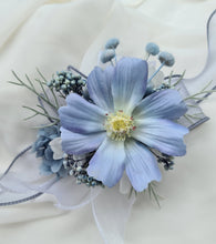 Load image into Gallery viewer, Pastel blue everlasting flowers corsage &amp; buttonhole AB2090 - School formal, prom, graduation

