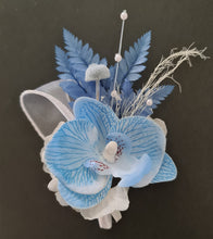 Load image into Gallery viewer, Blue orchid everlasting flowers corsage &amp; buttonhole AB2092 - School formal, prom, graduation
