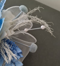 Load image into Gallery viewer, Blue orchid everlasting flowers corsage &amp; buttonhole AB2092 - School formal, prom, graduation
