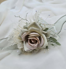 Load image into Gallery viewer, Sage Green everlasting flowers corsage &amp; buttonhole AB2094 - School formal, prom, graduation
