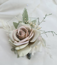 Load image into Gallery viewer, Sage Green everlasting flowers corsage &amp; buttonhole AB2094 - School formal, prom, graduation
