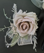 Load image into Gallery viewer, Sage Green everlasting flowers corsage &amp; buttonhole AB2094 - School formal, prom, graduation
