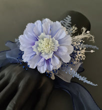 Load image into Gallery viewer, Soft blue everlasting flowers corsage &amp; buttonhole AB2095 - School formal, prom, graduation
