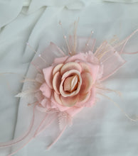 Load image into Gallery viewer, Blush pink everlasting flowers corsage &amp; buttonhole AB2096 - School formal, prom, graduation
