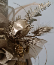 Load image into Gallery viewer, Antique gold everlasting flowers corsage &amp; buttonhole AB2102 - School formal, prom, graduation
