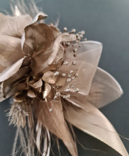 Load image into Gallery viewer, Champagne gold everlasting flowers corsage &amp; buttonhole AB2103 - School formal, prom, graduation
