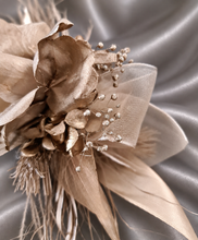 Load image into Gallery viewer, Champagne gold everlasting flowers corsage &amp; buttonhole AB2103 - School formal, prom, graduation
