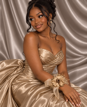 Load image into Gallery viewer, Champagne gold everlasting flowers corsage &amp; buttonhole AB2106 - School formal, prom, graduation
