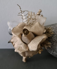 Load image into Gallery viewer, Champagne gold everlasting flowers corsage &amp; buttonhole AB2106 - School formal, prom, graduation
