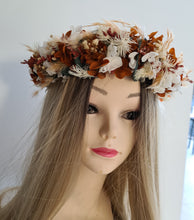 Load image into Gallery viewer, Rustic preserved flowers crown AB2122A – wedding, maternity photoshoot, hen’s party, event
