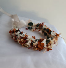 Load image into Gallery viewer, Rustic preserved flowers crown AB2122A – wedding, maternity photoshoot, hen’s party, event
