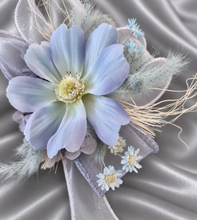 Load image into Gallery viewer, Pastel blue everlasting flowers corsage &amp; buttonhole AB2125 - School formal, prom, graduation
