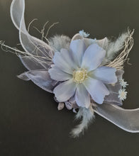 Load image into Gallery viewer, Pastel blue everlasting flowers corsage &amp; buttonhole AB2125 - School formal, prom, graduation
