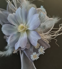 Load image into Gallery viewer, Pastel blue everlasting flowers corsage &amp; buttonhole AB2125 - School formal, prom, graduation
