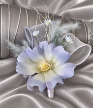 Load image into Gallery viewer, Pastel blue everlasting flowers corsage &amp; buttonhole AB2125 - School formal, prom, graduation
