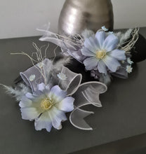 Load image into Gallery viewer, Pastel blue everlasting flowers corsage &amp; buttonhole AB2125 - School formal, prom, graduation
