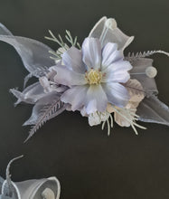 Load image into Gallery viewer, Pastel blue everlasting flowers corsage &amp; buttonhole AB2128 - School formal, prom, graduation
