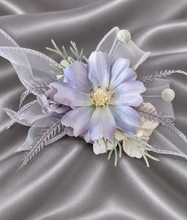 Load image into Gallery viewer, Pastel blue everlasting flowers corsage &amp; buttonhole AB2128 - School formal, prom, graduation
