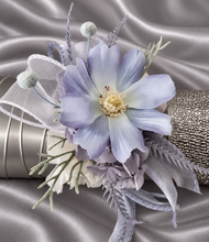 Load image into Gallery viewer, Pastel blue everlasting flowers corsage &amp; buttonhole AB2128 - School formal, prom, graduation
