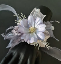 Load image into Gallery viewer, Pastel blue everlasting flowers corsage &amp; buttonhole AB2128 - School formal, prom, graduation
