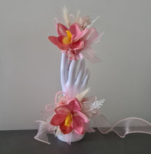 Load image into Gallery viewer, Pink &amp; white orchid corsage &amp; buttonhole AB2131 - School formal, prom, graduation

