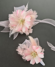 Load image into Gallery viewer, Soft Pink everlasting flowers corsage &amp; buttonhole AB2145 - School formal, prom, graduation
