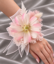 Load image into Gallery viewer, Soft Pink everlasting flowers corsage &amp; buttonhole AB2145 - School formal, prom, graduation
