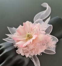 Load image into Gallery viewer, Soft Pink everlasting flowers corsage &amp; buttonhole AB2145 - School formal, prom, graduation
