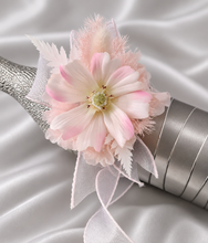 Load image into Gallery viewer, Soft Pink everlasting flowers corsage &amp; buttonhole AB2145 - School formal, prom, graduation
