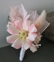 Load image into Gallery viewer, Soft Pink everlasting flowers corsage &amp; buttonhole AB2145 - School formal, prom, graduation
