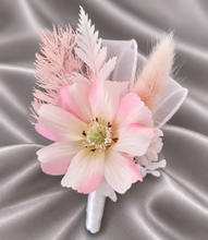 Load image into Gallery viewer, Soft Pink everlasting flowers corsage &amp; buttonhole AB2145 - School formal, prom, graduation
