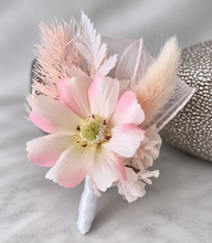 Load image into Gallery viewer, Soft Pink everlasting flowers corsage &amp; buttonhole AB2145 - School formal, prom, graduation
