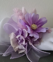 Load image into Gallery viewer, Purple violet everlasting flowers corsage &amp; buttonhole AB2146 - School formal, prom, graduation
