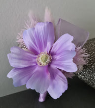 Load image into Gallery viewer, Purple violet everlasting flowers corsage &amp; buttonhole AB2146 - School formal, prom, graduation
